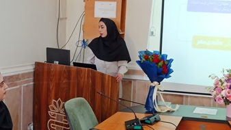 ����برگزاری جلسه حضوری دفاع از پایان نامه کارشناسی ارشد رشته فناوری اطلاعات سلامت در دانشکده پیراپزشکی