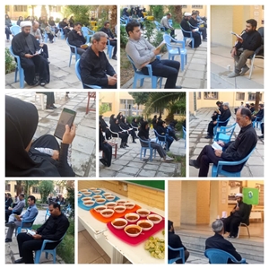 برگزاری مراسم زیارت عاشورا در هشتمین روز محرم