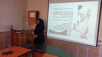 ����برگزاری جلسه حضوری دفاع از پایان نامه کارشناسی ارشد رشته فناوری اطلاعات سلامت در دانشکده پیراپزشکی و توانبخشی
